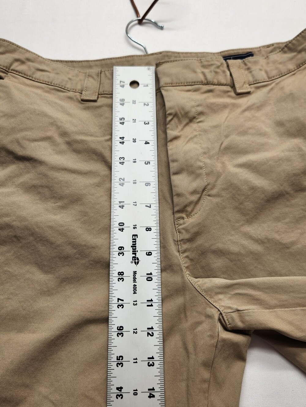 ⭐️GAP Everyday Straight Khaki Pants Womens 12 Tan Beige Chino Cotton Stretch - Picture 7 of 12